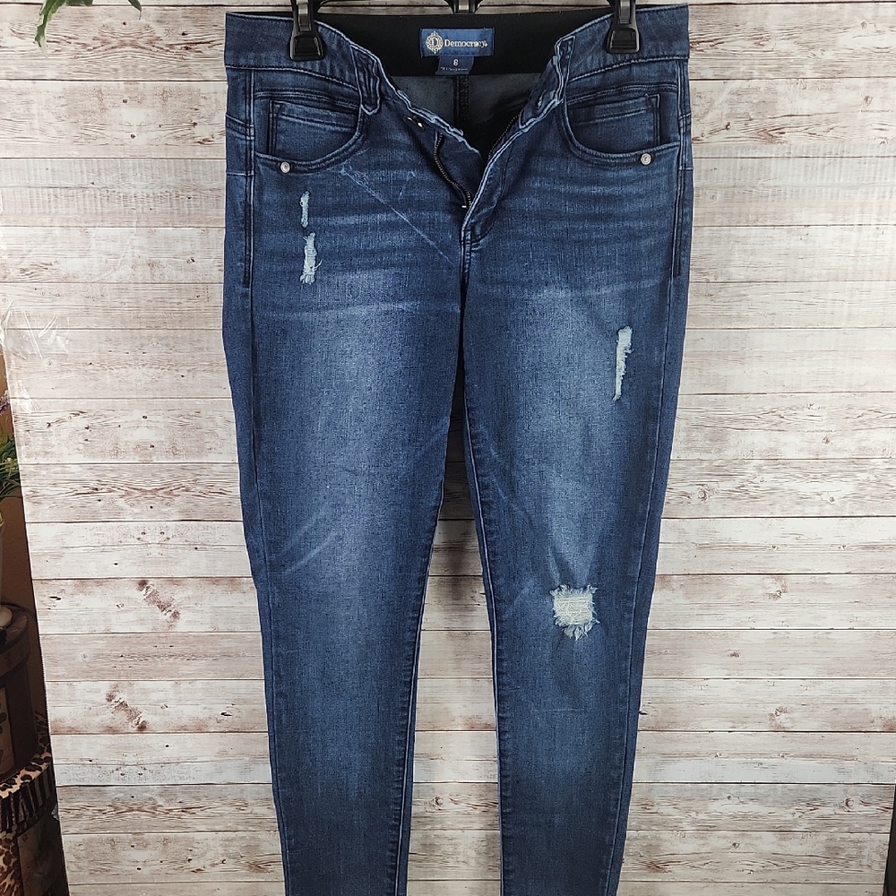 Democracy, 0367, Indigo Skinny Jeans - Picture 1 of 9